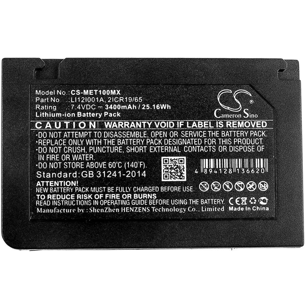 Cameron Sino 7 4 V/3400mA 115-018016-00 2ICR19/65 LI12I001A LI12I002A аккумулятор для Mindray дефибриллятор Beneview T1 |
