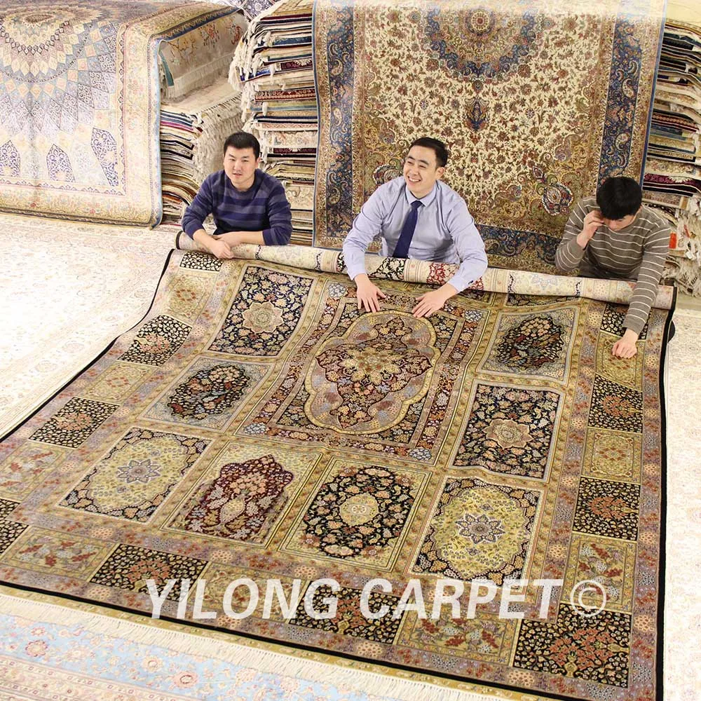 Yilong 8,5 'x11. 5' Hereke ковер в восточном стиле большой турецкий ковер ручной работы (YL2000)