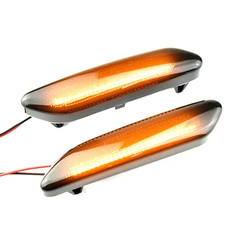 

For BMW MINI COOPER R60 R61 COUNTRYMAN PACEMAN Dynamic scroll flashing LED Side Marker Indicator Lamp Turn Signal Fender Lights