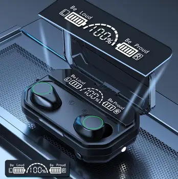 

A16 TWS Bluetooth Headset Tled Display Breathing Light Touch Flashlight Earbuds vs f9 b10 b11 sm-r175 for smart phone universal