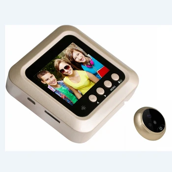 

Mini Digital Photo Video Recording Home Security Door Peephole Camera Viewer PIR Night Vision Wide Angle No Disturb Doorbell W5