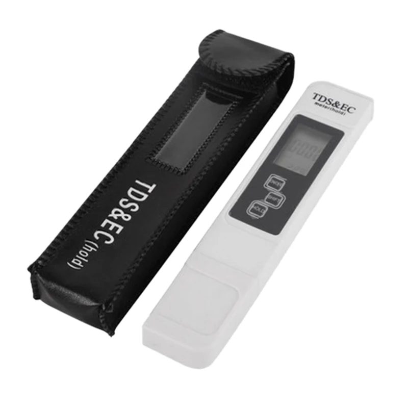 

New TDS EC Meter Temperature Tester Pen 3 In1 Function Conductivity Water Quality Measurement Tool TDS&EC Tester 0-9999Ppm