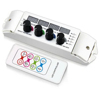 

RGBW DIAL controller RGB+White led rotary knob control rf wireless rgb controller