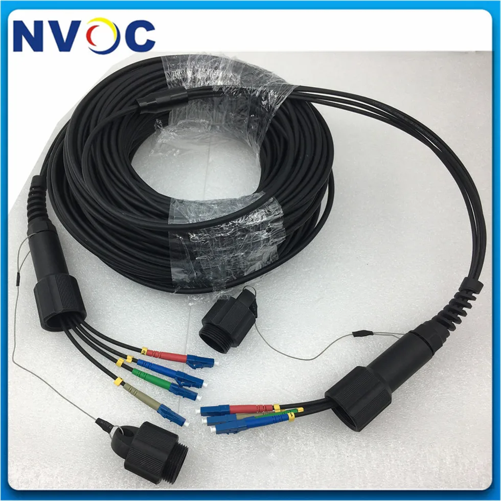 4 ядра 10 м 25 30 50 70 80 SM G657A1 LSZH 1 шт. волоконный Перемычка PDLC/UPC(4 ядра) 4C LC/SC/FC/STUPC