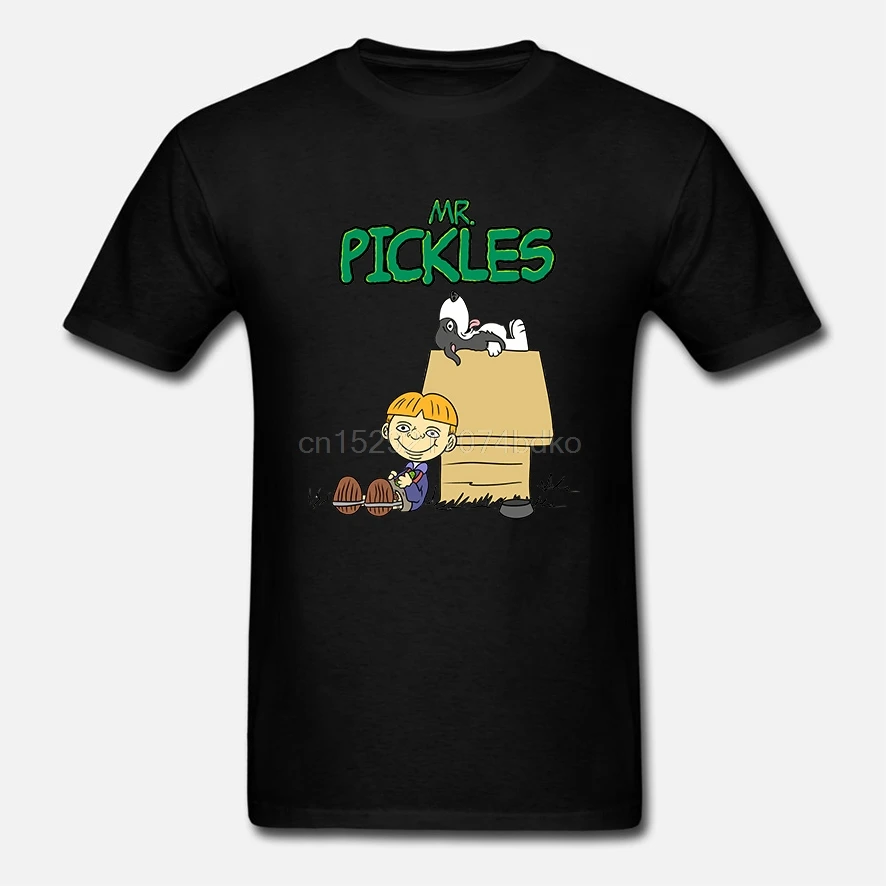 Футболка Mr Pickles мужская с принтом 100 хлопок коротким рукавом модная смешная