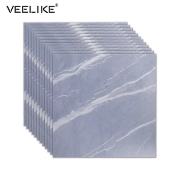 

Modern Waterproof Bathroom Floor Tile Sticker Adhesive Marble Wallpaper Decal Floor Stickers Non-Slip Home Entrance Decor Film