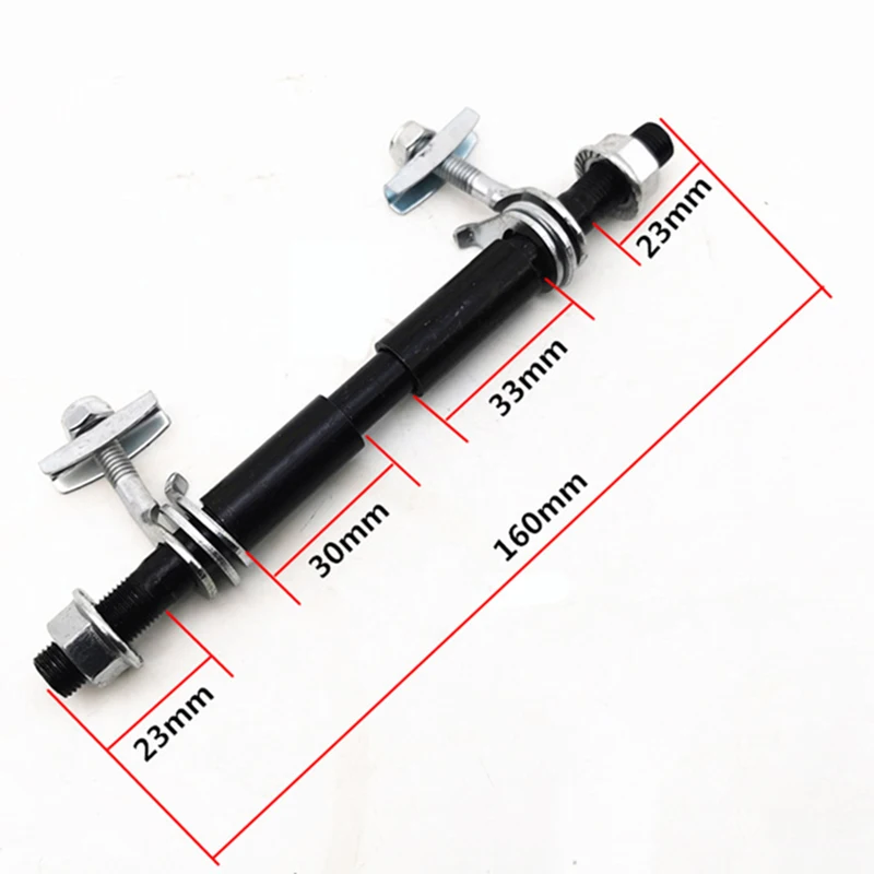 Electric Scooter Rear Wheel Tire Axle 10*160mm HCS For Little Dolphin Scooters durable practical Scooter accessory part