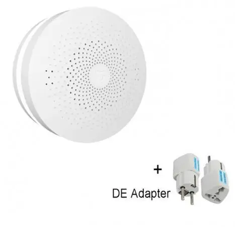 add big EU plug Xiaomi Smart Многофункциональный шлюз 2 WiFi Пульт дистанционного управления центром RGB светильник для дома устройство безопасности Поддержка Aqara - Цвет: add big EU plug