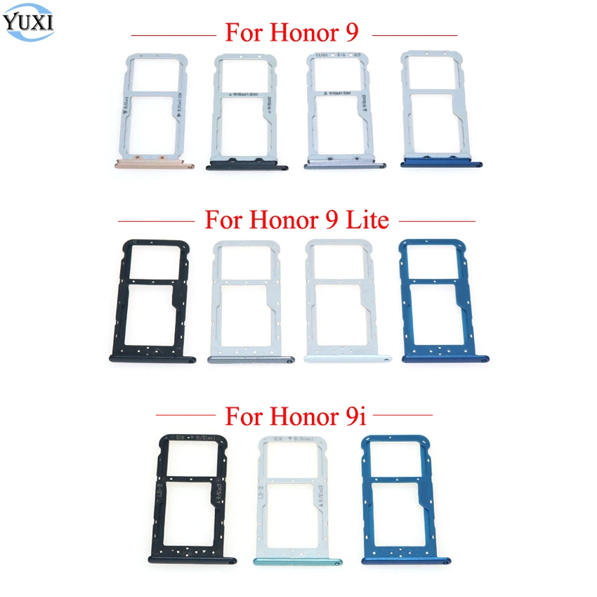 Держатель для Sim карты YuXi Huawei Honor 9 Lite 9i слот адаптер запасные части|Адаптеры SIM