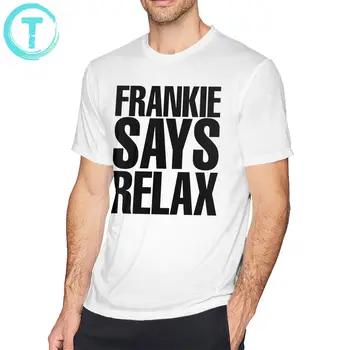 

Wham T Shirt Frankie Says Relax T-Shirt Fun Male Tee Shirt Short-Sleeve 5x Graphic Classic Tshirt