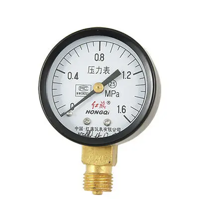 

0.51" Threaded 0-1.6 MPa Manometer Air Pressure Gauge