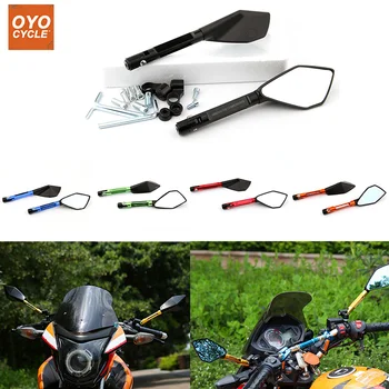 

Motorcycle Big Rearview Mirror Folding Side Mirrors CNC Aluminum Adjusting for KAWASAKI HONDA SUZUKI YAMAHA DUCATI KTM