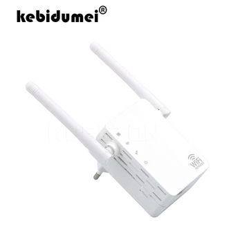 

kebidumei Wifi Range Extender 300Mbps Easy Setup Wireless Repeater 2.4G with 2*2dBi External Antennas Amplifier Network Extender