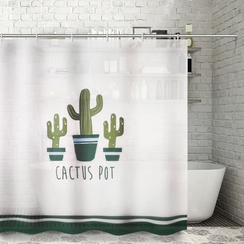 

Curtain for the bathroom 180 × 180 cm "Cacti", EVA