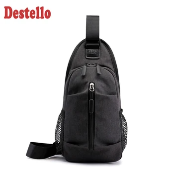 

Fashion casual men chest pack single shoulder bags chest bag crossbody bags male high capacity travel chest bags