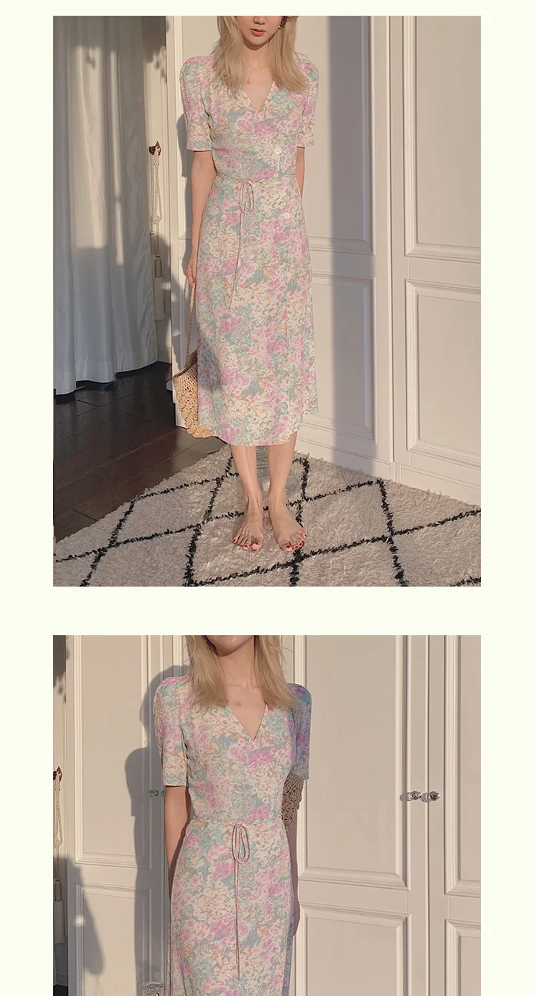 EASYSMALL, женское платье, модное, кантри стиль, свежее, высокое качество, Vestidos, вечерние, уличная одежда, высокая талия, короткий рукав, платья