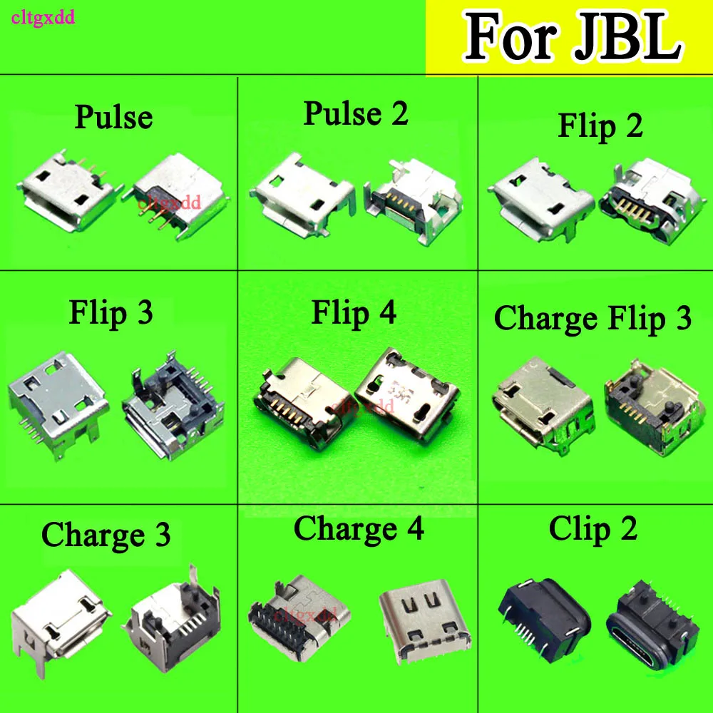 Dla JBL charge 4 FLIP 3 4 2 Pulse 2 flip4 clip2 głośnik Bluetooth Mini Micro gniazdo USB złącze