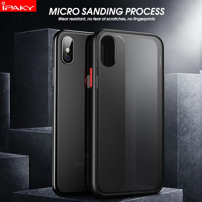 Чехол для iPhone XS Magic Shadow IPAKY чехол MAX цветные кнопки Мягкий бампер гибридный