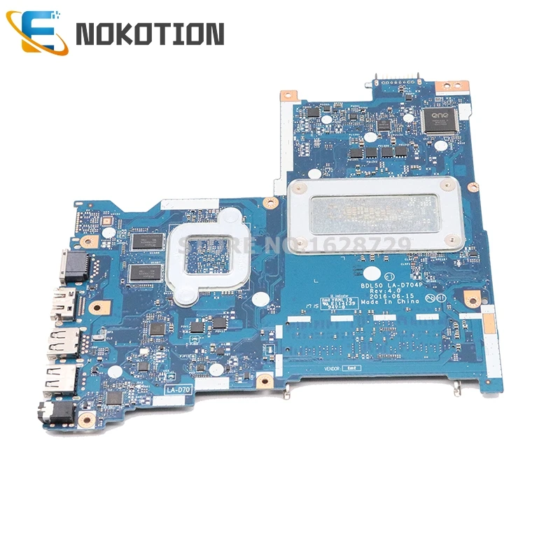 NOKOTION 854936-601 854936-001 аккумулятор большой емкости для hp 15-AY 15-AY015DS ноутбук motherbard BDL50 LA-D704P I5-6200U Процессор R5 M330 GPU