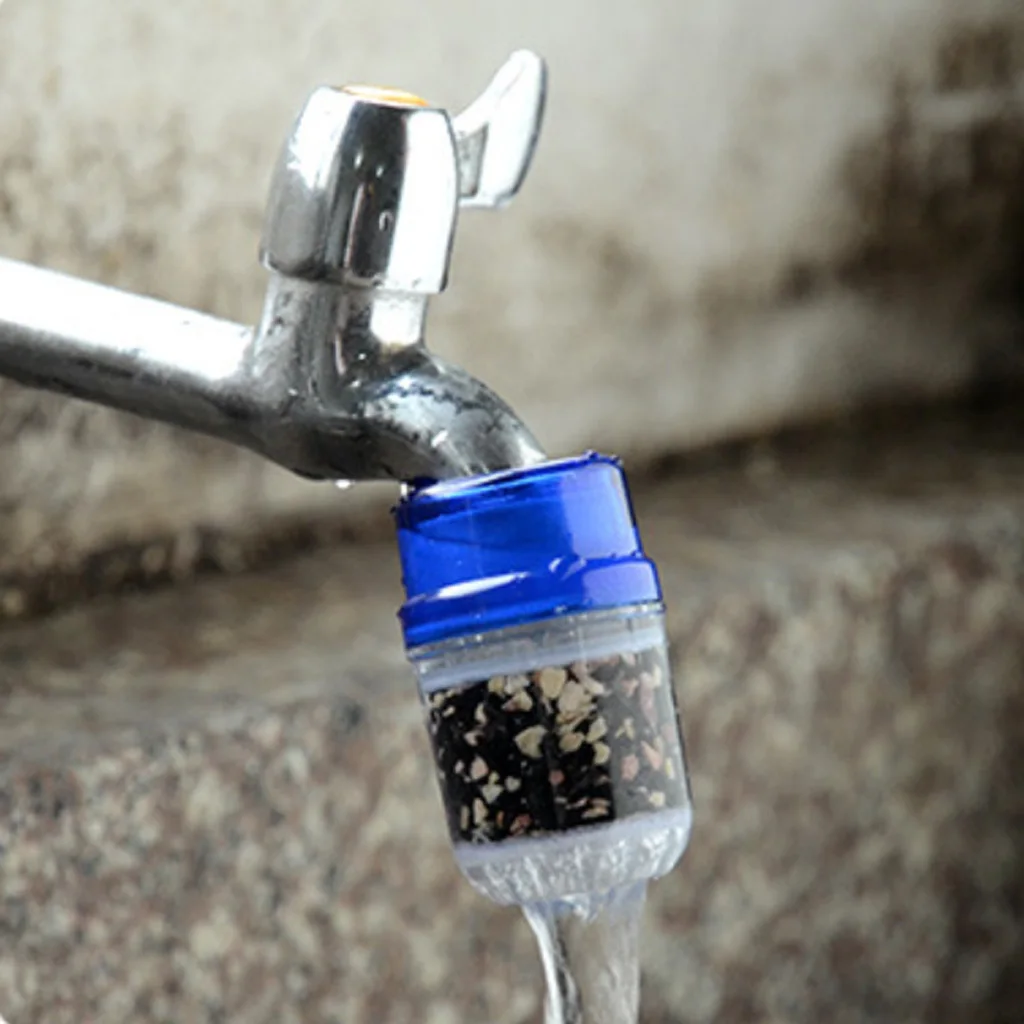 Bathroom Kitchen Water Filter Purifier Clean Faucet Home Cartridge Carbon for 16 - 17mm Tap