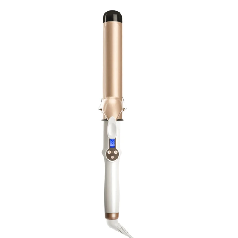 C Real Electric Professional Ceramic Hair Curler Lcd Curling Iron Roller Curls Wand Waver Fashion Styling Tools - Цвет: C