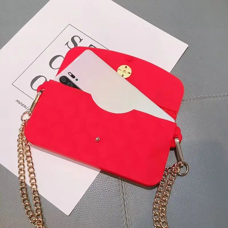 Universal Cell Phone Bag Case Pouch Crossbody With Strap chain