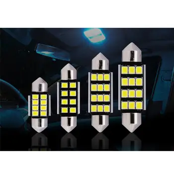 

Car LED Light 8SMD 31MM 36MM 39MM 41MM 2835 C5W DC 12V Auto Lamp Bulb Interior Lights Automobile Accessories Lamp