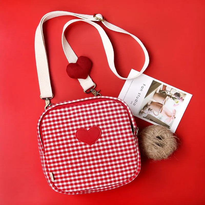 Sansebuding сумка на плечо Женская квадратная Универсальная мягкая сумка для девочек клетчатая Студенческая сумка на одно плечо