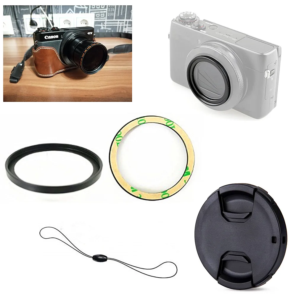 Переходное кольцо для объектива Canon Powershot G5X G7X Mark III II G7XMK2 G7XMK3 SONY RX100 | Электроника