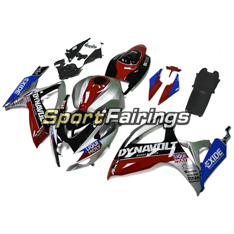 Чехлы для Suzuki GSXR600 2006 2007 FrameWork GSXR750 06 07 корпуса ABS пластик Кузов Мотоцикл K6 серебро темно красный синий черный