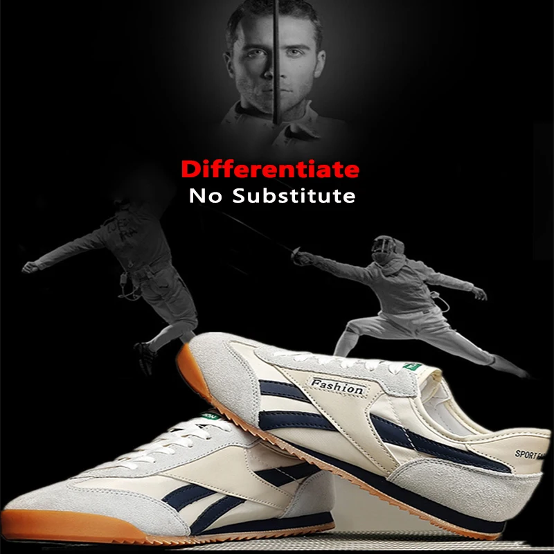 Men Women Professional Fencing Shoes Genuine Leather Fencing Shoes