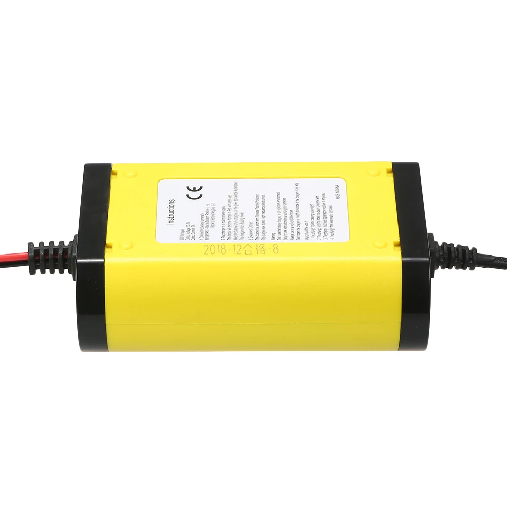12V 2A Lead Acid Battery Charger Lcd Display AC 110V 220V Motorcycle Car Charge For 5AH 7AH 12AH 14AH 20AH charger adapter battery charger battery charger adapter