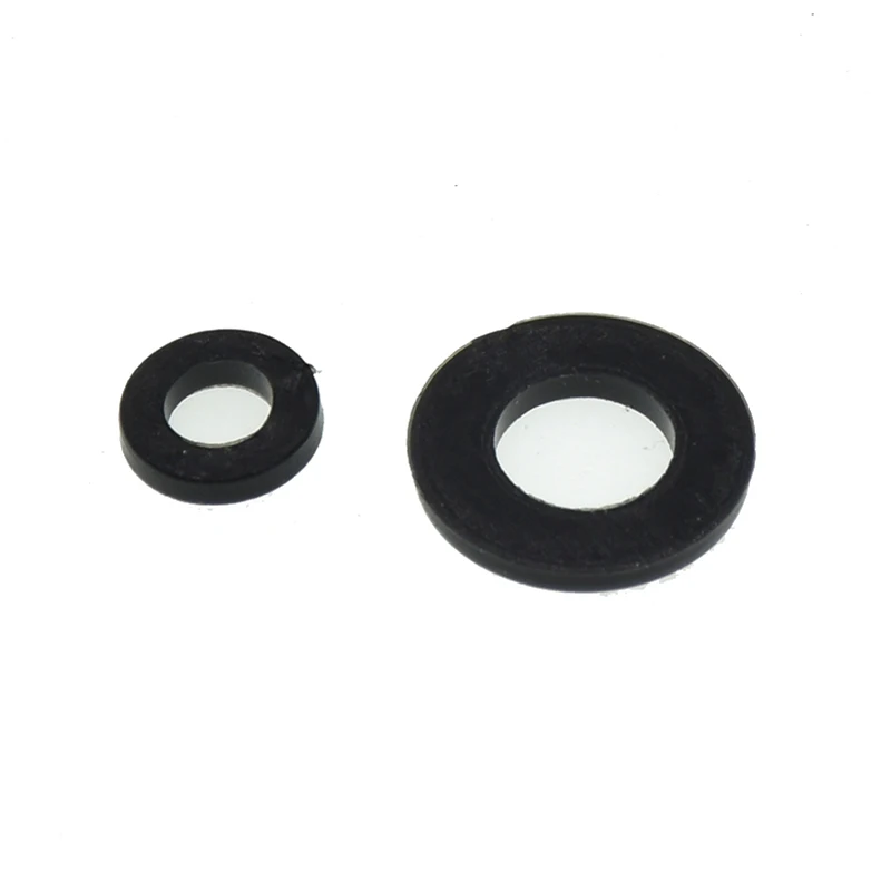 Nylon Plastic Washers DIN125 ISO7089 M2 M2.5 M3 M4 M5 M6 M8 M10 M12 M14 White/Black Plated Flat Spacer Seals Gasket Ring