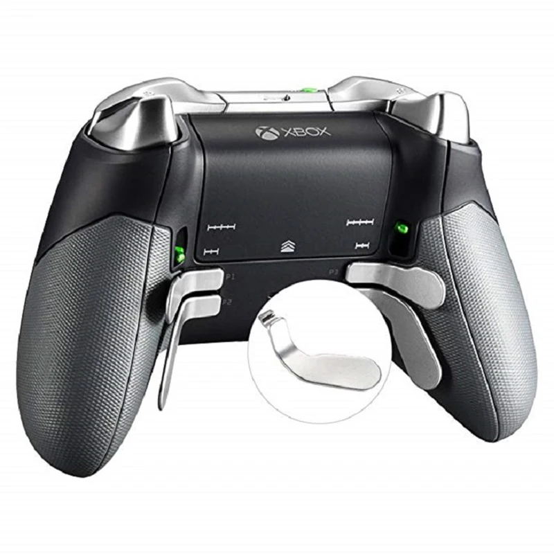 4 шт. серебристые металлические лопатки для контроллера Xbox One Elite|Запасные части| |
