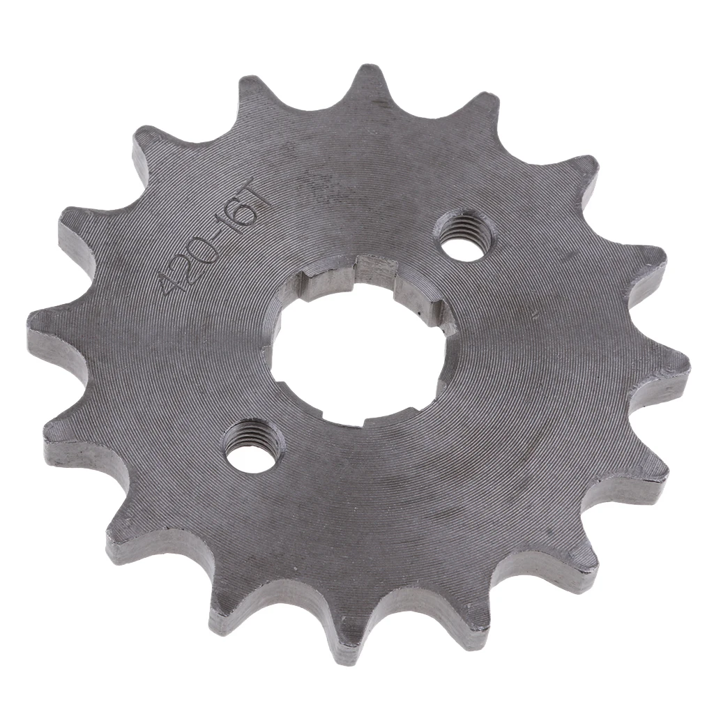 16T 420 20mm Front Sprocket Cog For 110/125/140cc Dirt Pit Trail Bike ATV
