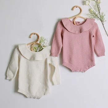 

Baby Knit Romper Newborn Romper Baby Boy Romper Toddler Girl Winter Clothes New Born Baby Girl Clothes Infant Jumpsuit Overall