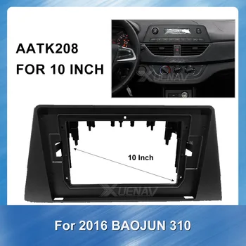 

10 Inch Car DVD player gps navigation Panel Dash Kit Installation Frame 2 din Car Radio Fascia frame for 2016 Baojun 310
