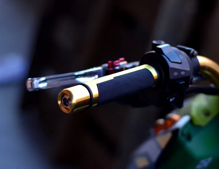 Handle Motorcycle Grips 7/8 22mm Rubber Pit Dirt Bike throttle Grip For honda cb400 sf cbr 600f hornet 600 steed 400 handlebar