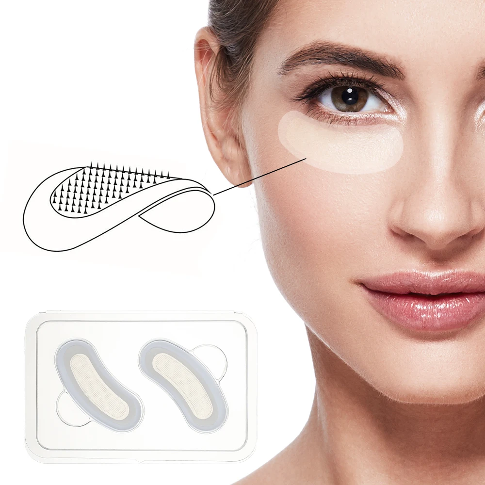 Eye Patches Hyaluronic Acid Micronedle Eye Pad Moisturize Wrinkles Fine Lines Dark Circle Removal Korean Cosmetics Face Mask