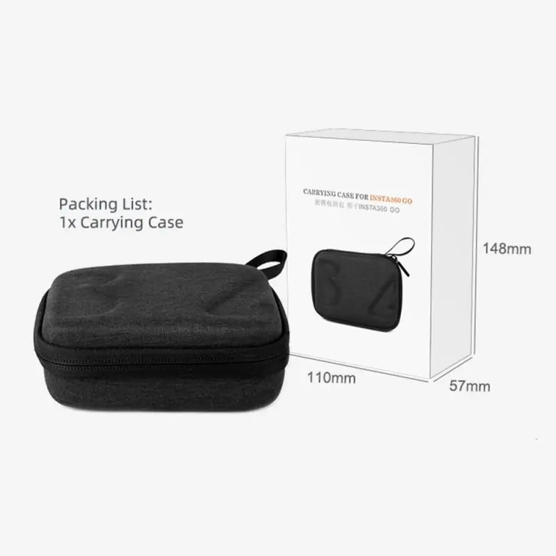 

Portable Storage Bag Protective Carrying Case Hard Shell Protective Box For Insta360 Go Camera Accessories