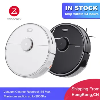 

Newest Roborock S5 Max S6 Automatic robot Vacuum Cleaner Laser Navigation WIFI APP for Home Smart Sweeping Robotic Cleaning Mope