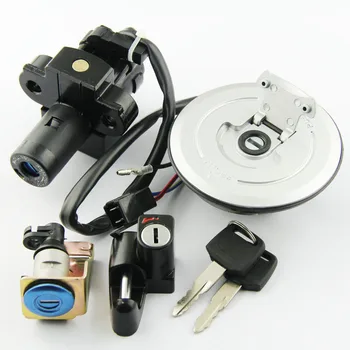 

Ignition Switch Fuel Gas Cap Seat Lock Key Kit For Honda VTR250 MC33 1998-2007