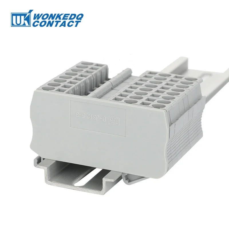 1Pc D-ST2.5-TW End Cover For PT2.5/ST2.5-TW ST/PT TWIN 3-Conductor Connector DIN Rail Terminal Block D-ST 2.5-TW Plastic Plate