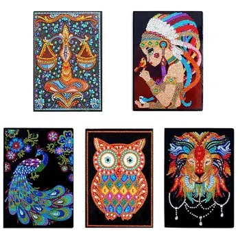 

Diamond Painting Notebook Christmas Gift DIY Santa Claus Special Shaped Diamond Embroidery Cross Stitch A5 Notebook5 Styles