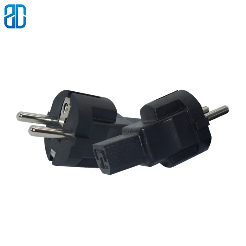 

EU TO C13 European Gemany Plug to IEC320 C13 AC Power Adapter Connector Converter Male To Female Socket Conversion Plug