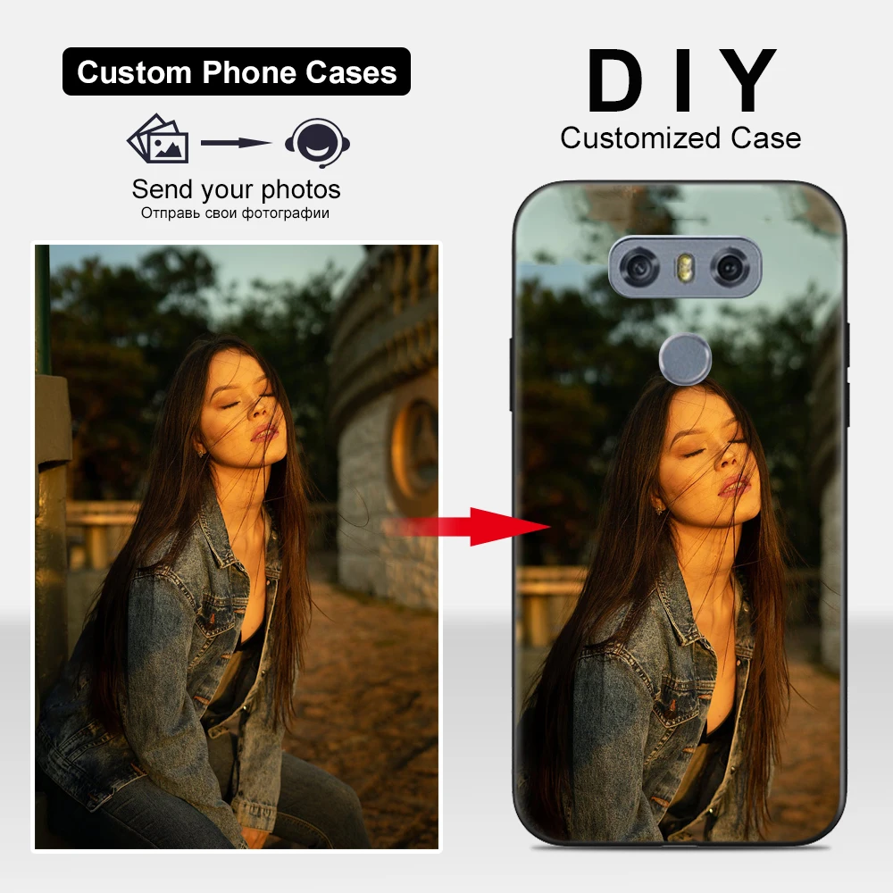 Custom Personalized TPU Silicone Phone Case For LG G2 G3 G4 G5 G6 G7 Plus Back Cover Customized Picture Photo Logo Name | Мобильные