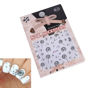 

HOT 1 Sheet Nail Flying Dandelion Nail Art Water Decals Transfer Stickers
