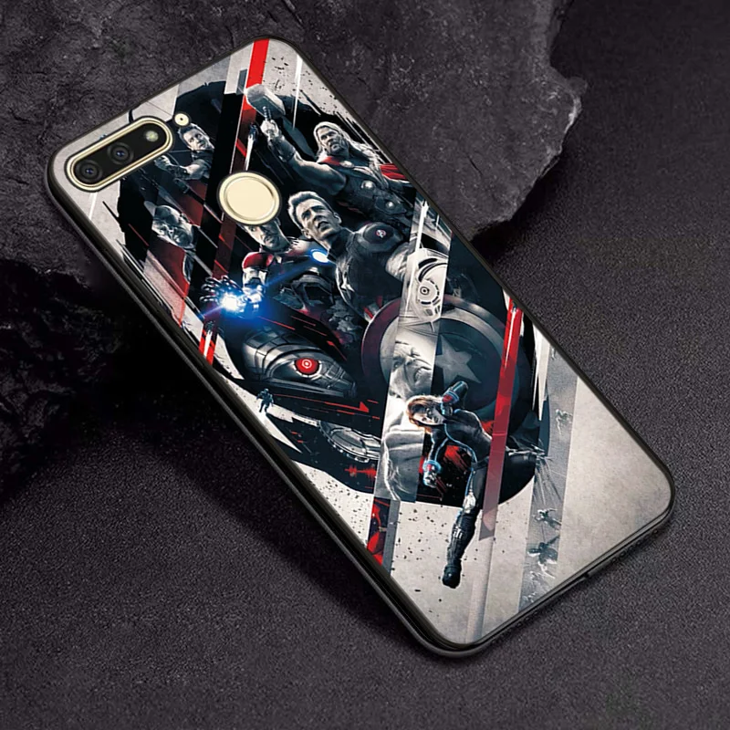TPUBLK658 Чехол для huawei Honor 7A Pro чехол s Hero Marvel чехол для телефона Honor 7A 5,45 7C Россия 5,7 черный чехол ТПУ для huawei Y5 Y6Prime - Цвет: TPUBLK658