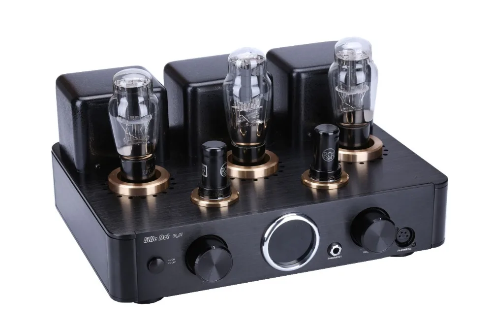 Маленькая точка A1 6SH7 вакуумная трубка декодер ES9038PRO DSD512 DAC декодирование Предварительный усилитель для наушников RCA 6SN7 JJ 2A3