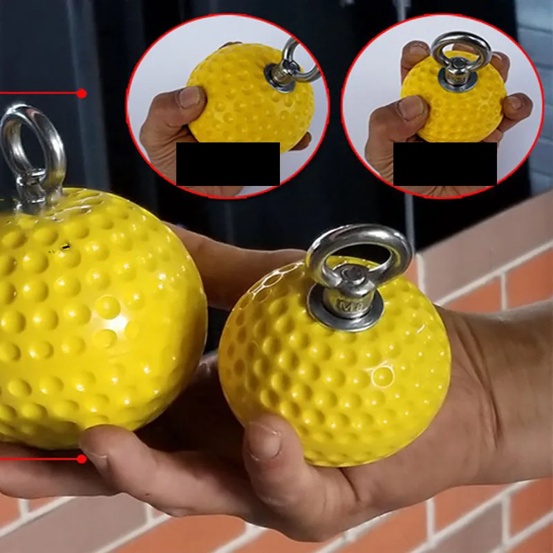 7.2cm Pull Up Balls Cannonball Grips for Finger Trainer Grip Strength Training Arm Muscles Barbells Gym Hand Grip Ball Exerciser